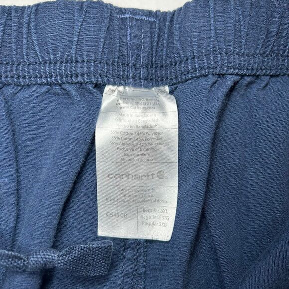 Carhartt Scrubs Pants Mens 3XL EMS Nurse Medical Ripstop Cargo Utility Navy Blue - Picture 6 of 8